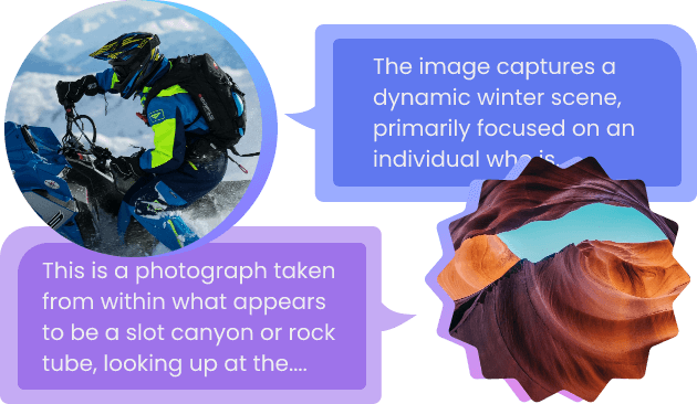 وصف صور بالذكاء الاصطناعي لوصف صوره