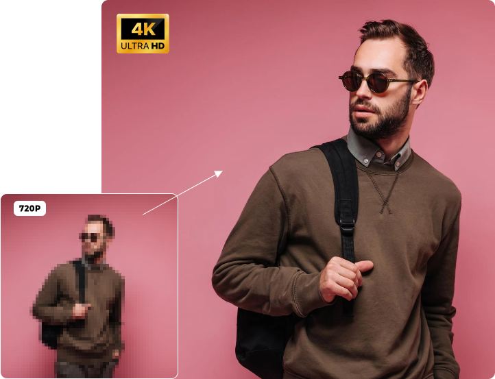 برنامج تحسين جودة الصور إلى HD