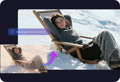 AI Glare Remover