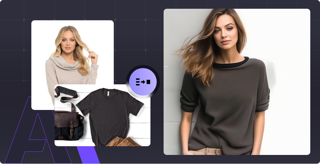 مثال على دمج الصور بالذكاء الاصطناعي Vidmud - ١